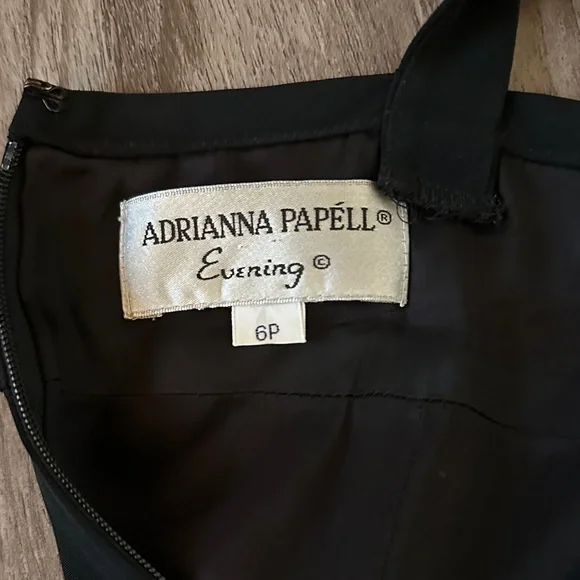 Adrianna Papell Black Evening Dress - Picture 6 of 6